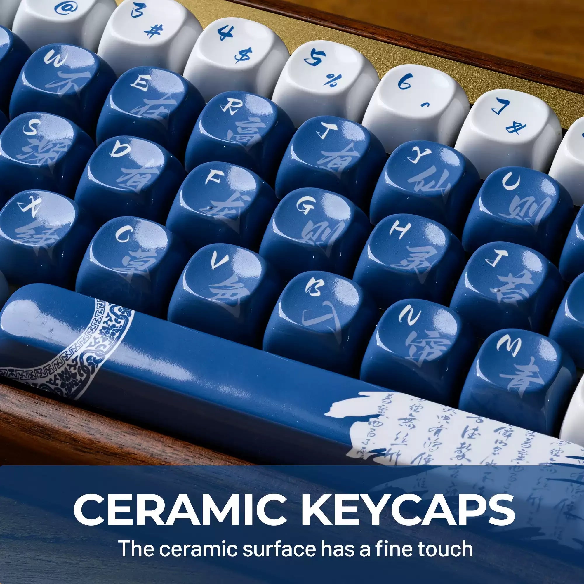 Porcelain Verse MOA Ceramic-Touch Keycap Set