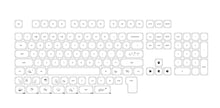 Whisker Notes MOA PBT Keycap Set