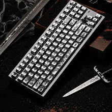 Gothic Rose Retro Metallic PBT Keycap Set