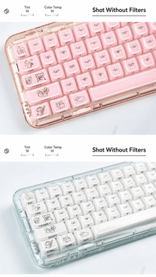Doodle Pup Jellyglass MOA Porcelain-Feel Keycap Set